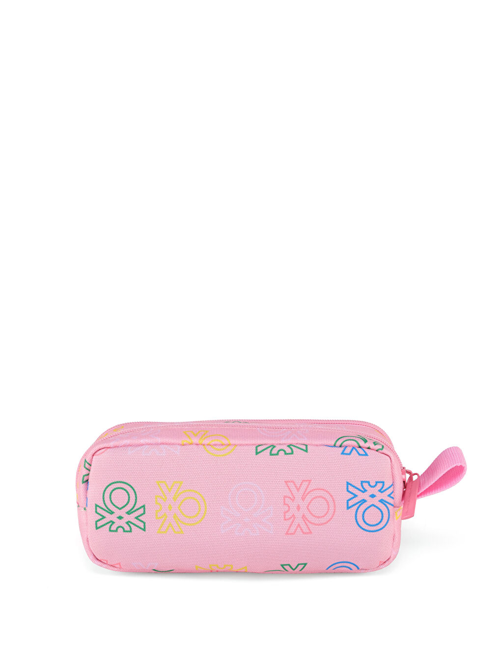 Minimal Logo Baskılı Çift Bölme Kız Çocuk Kalemlik-4