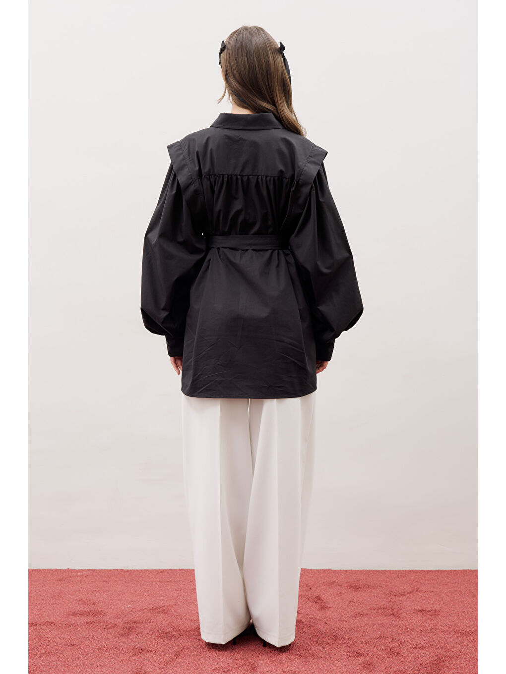 Nora Tasarım Gömlek Siyah-3