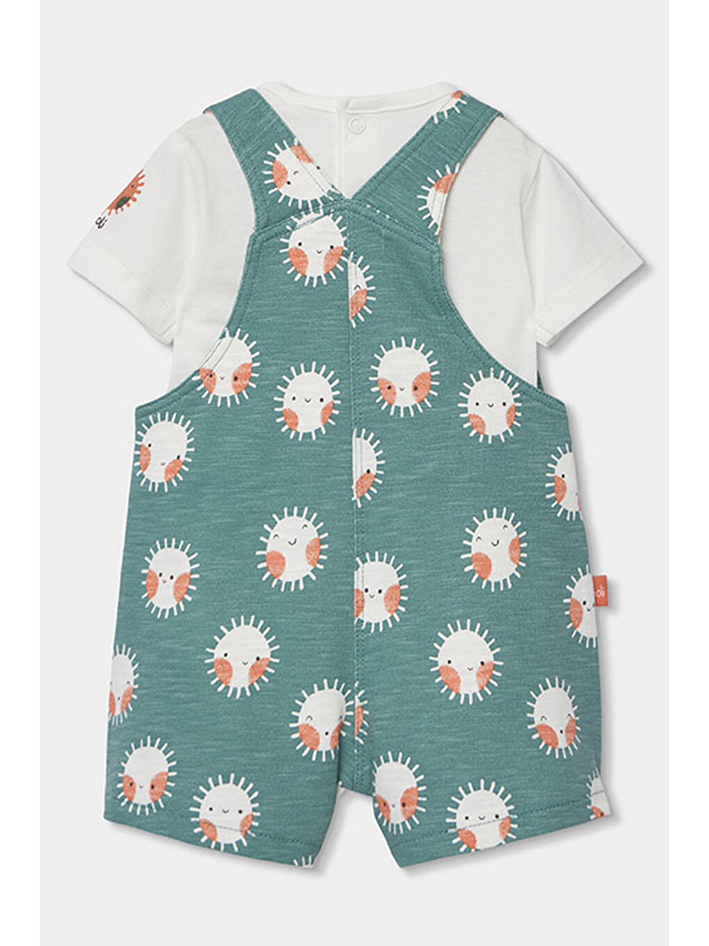 Güneş Desenli 2'li Takım 6-24 Ay Yeşil-1