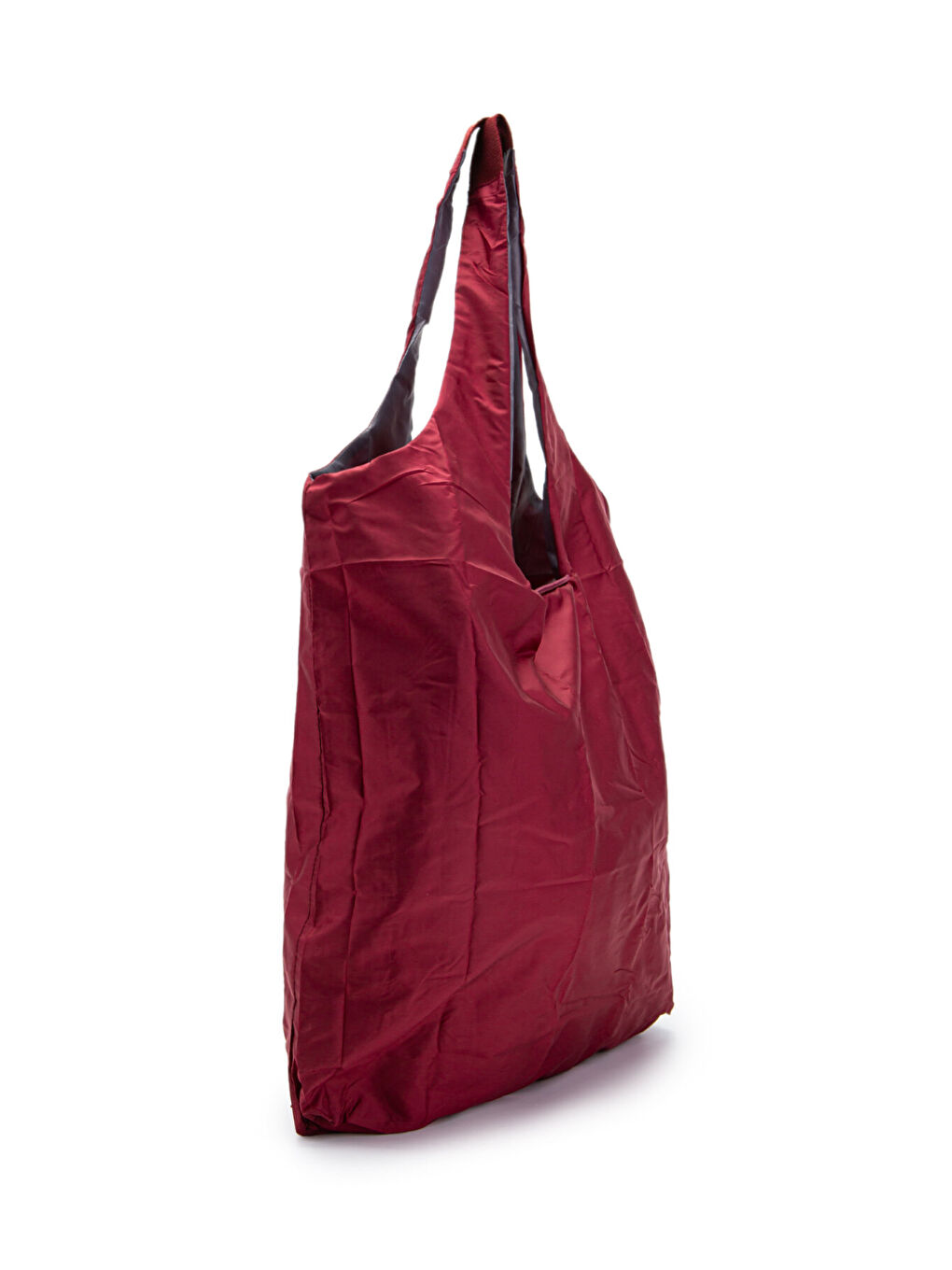 Açılabilen Anahtarlık Paraşüt Kumaş Alışveriş Kol Çantası Joan Klinkır Bordo-2