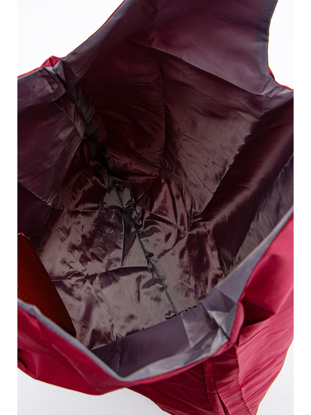 Açılabilen Anahtarlık Paraşüt Kumaş Alışveriş Kol Çantası Joan Klinkır Bordo-3