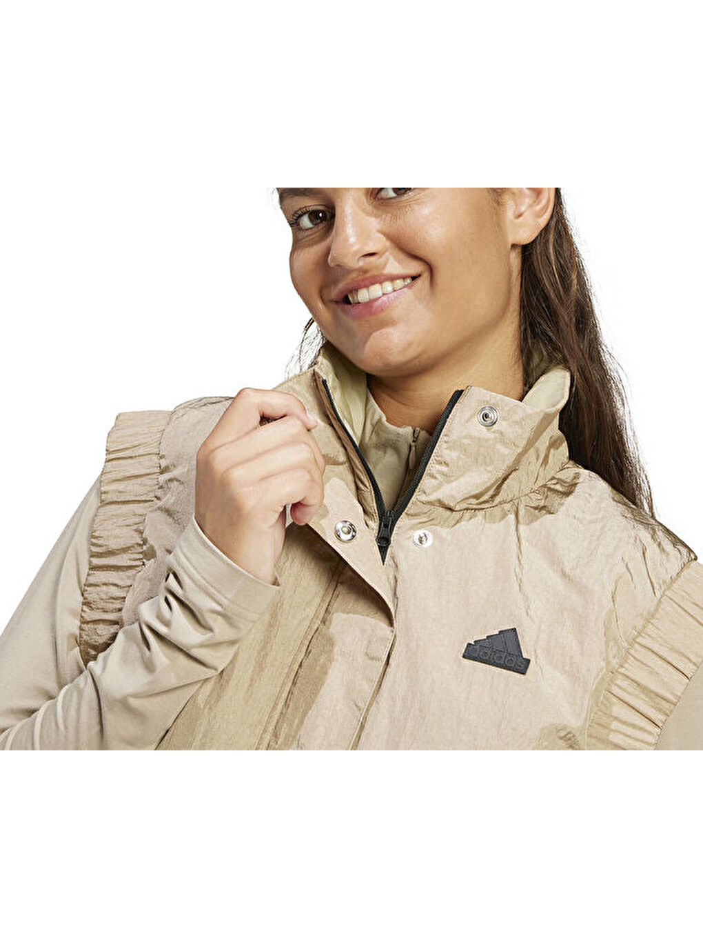 W C Esc Q1 Vest Kadın Günlük Yelek It1452 Bej-4