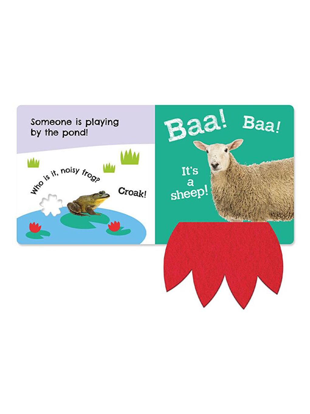 Imagine That Babys First Farm Animals - 5 Felt Flaps to Lift Book - 1