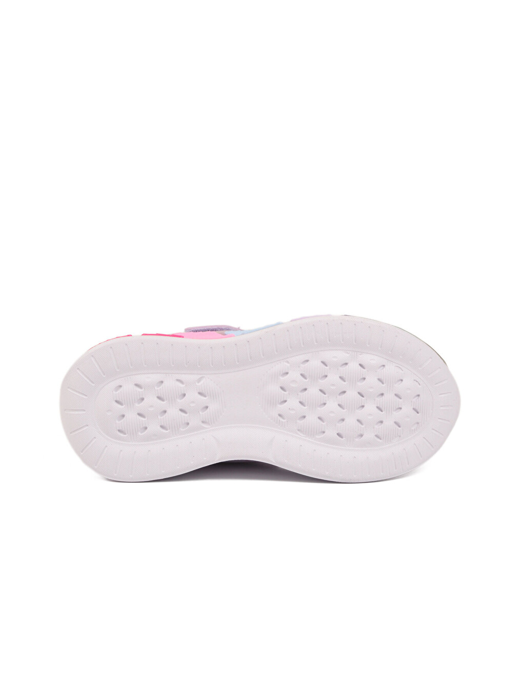 Lila Fuşya Cırtlı Işıklı Kız Çocuk Spor Ayakkabı 1035 F-4