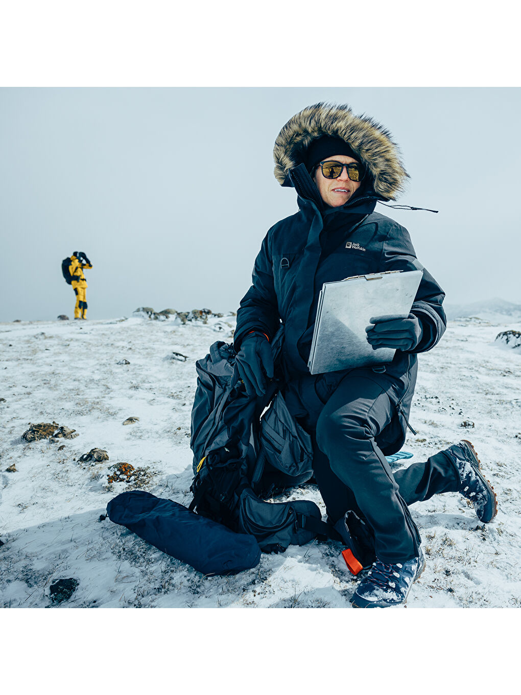 Stollberg Pants Kadın Siyah Outdoor Pantolonu-4