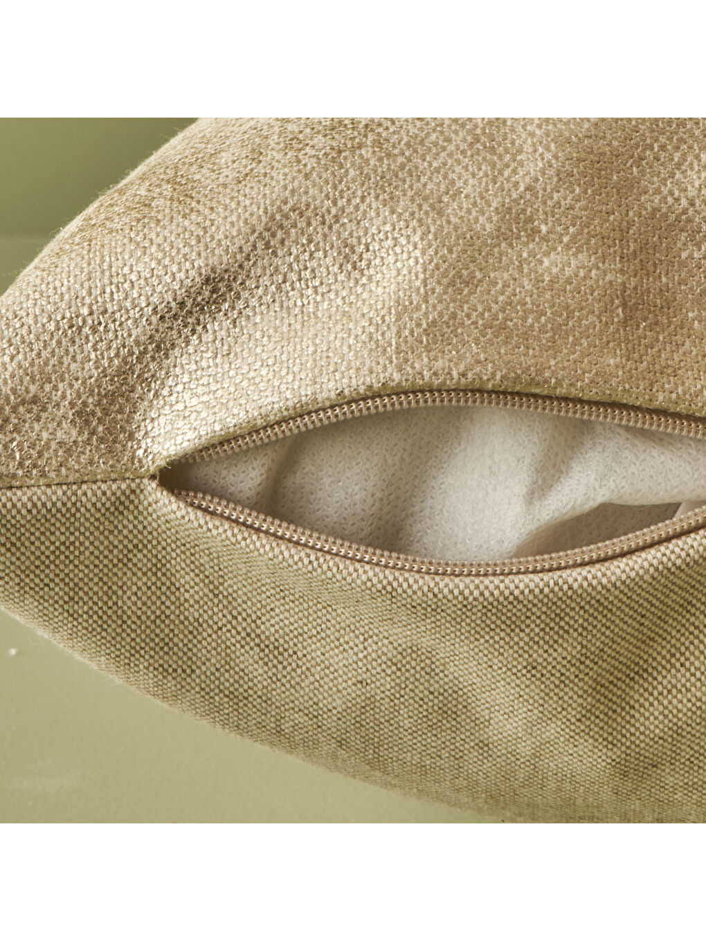 Sarı Shine Dekoratif Yastık Gold (50x50 cm)-2