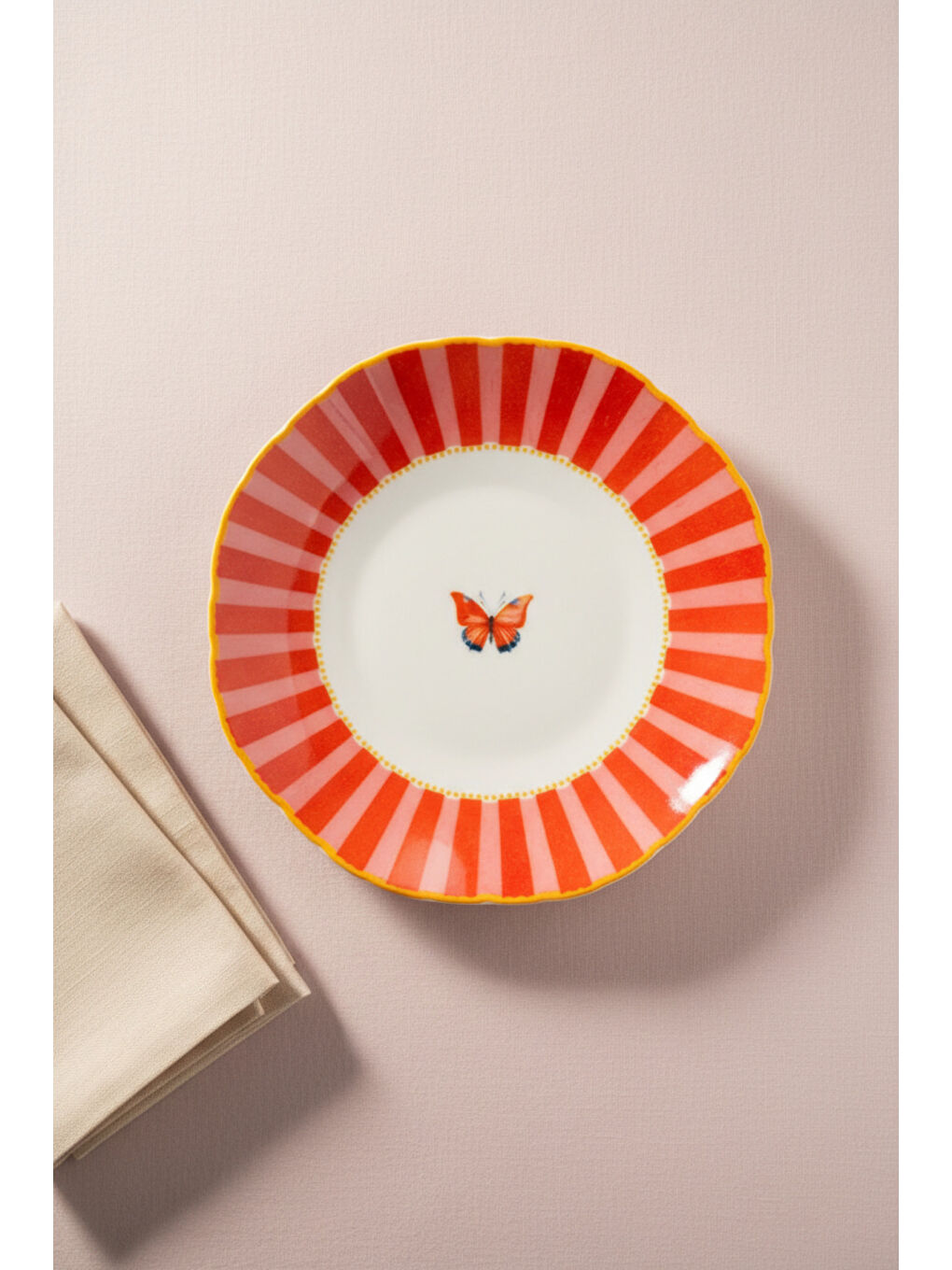 Beyaz Glamour 6 Parça Pasta Takımı-1