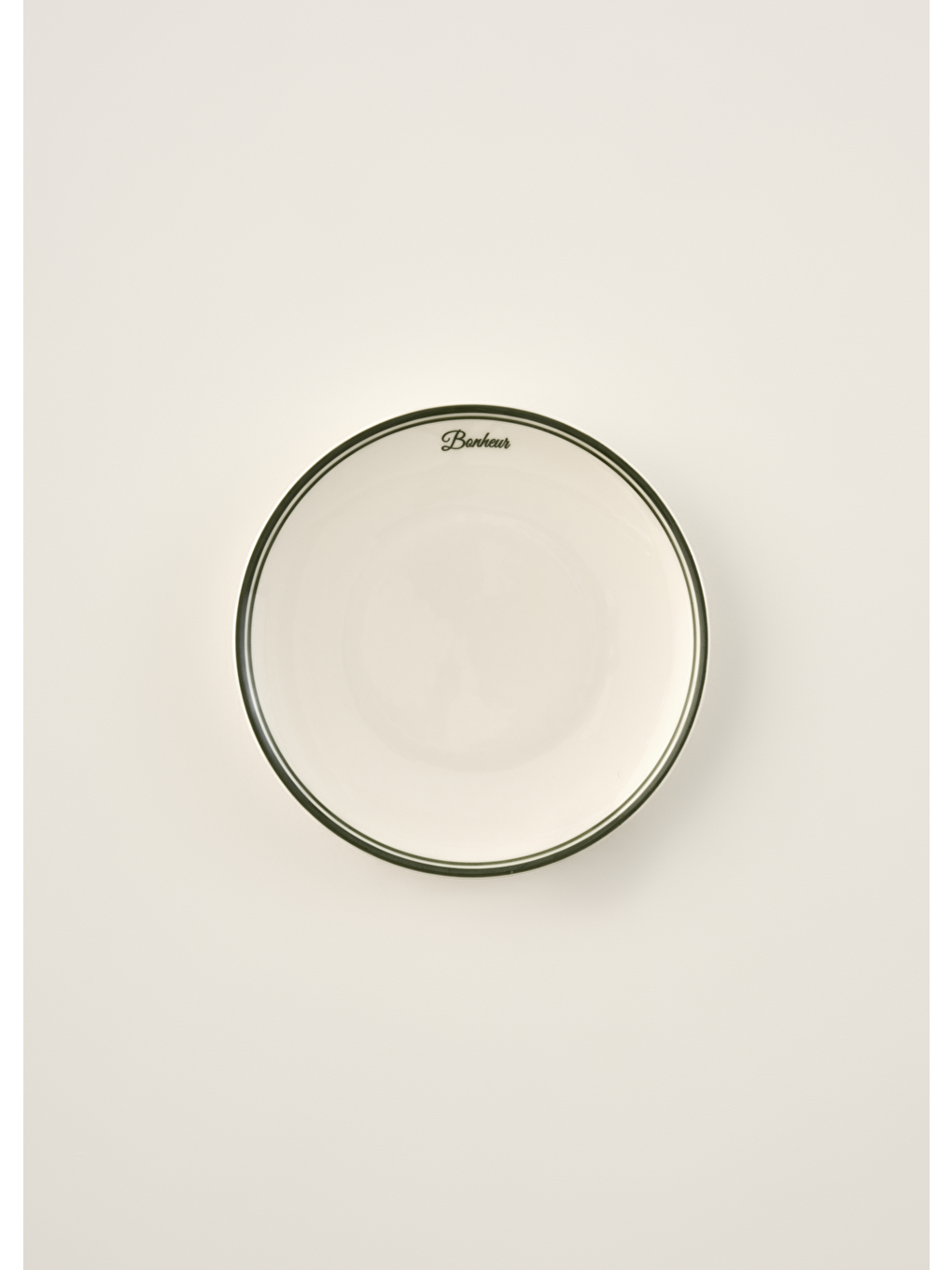 Bonheur Porselen 6'lı Pasta Tabağı Seti Yeşil (21 cm)-1