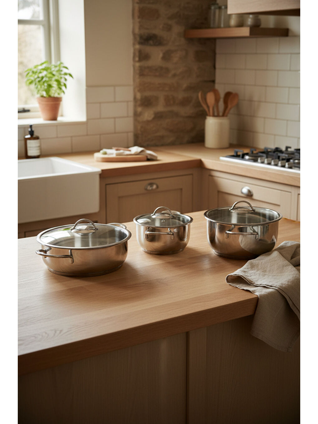 Gri Kayra 17 Parça Çelik Set-7