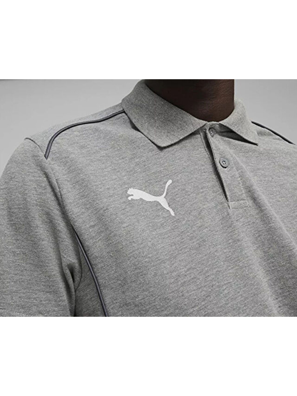 Teamfinal Casuals Polo Erkek Futbol Antrenman Polo Tişörtü 65853533 Gri-2