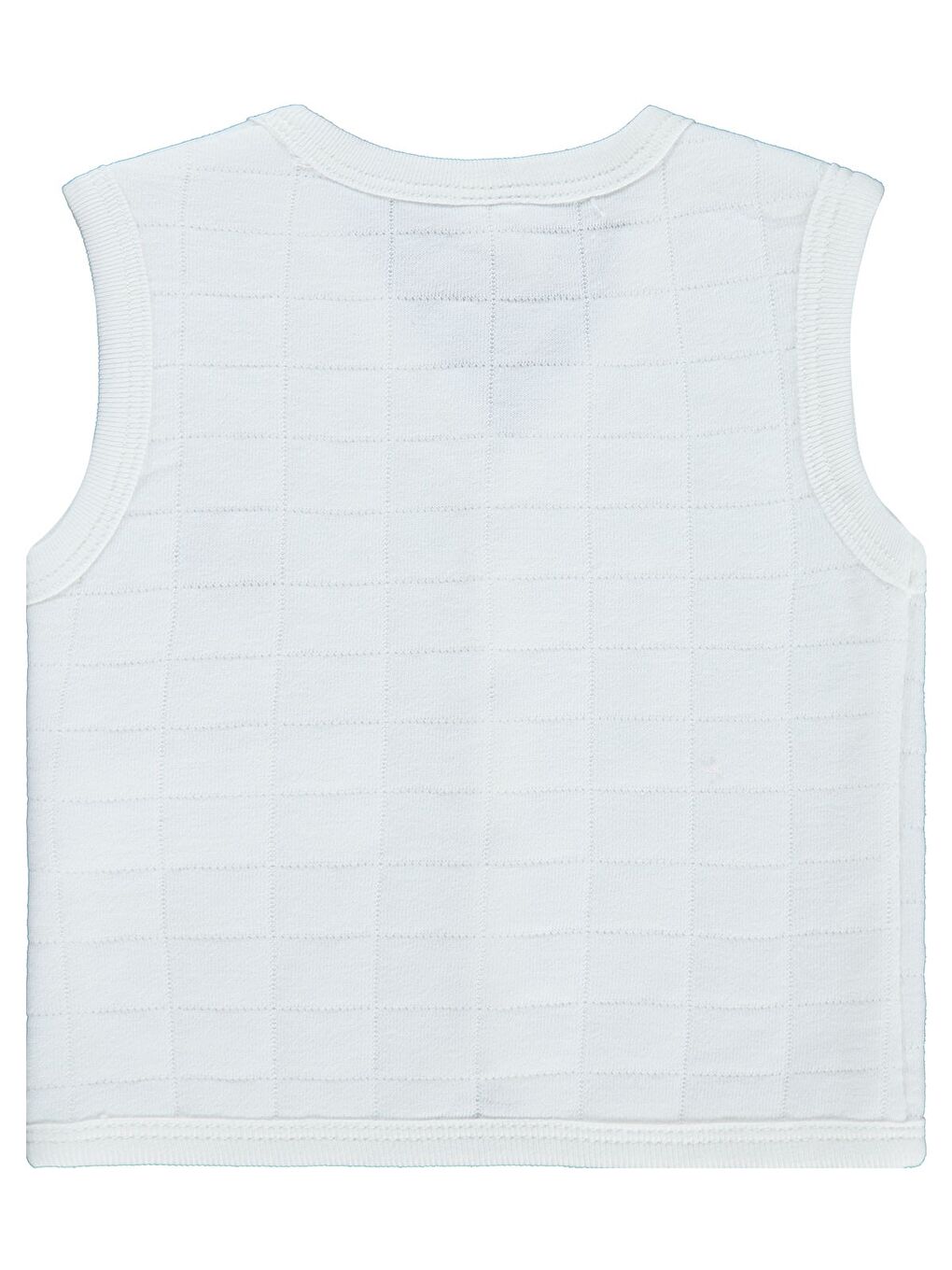 Baby Yıldız Nakışlı 3-18 Ay Yelek - Ekru-1