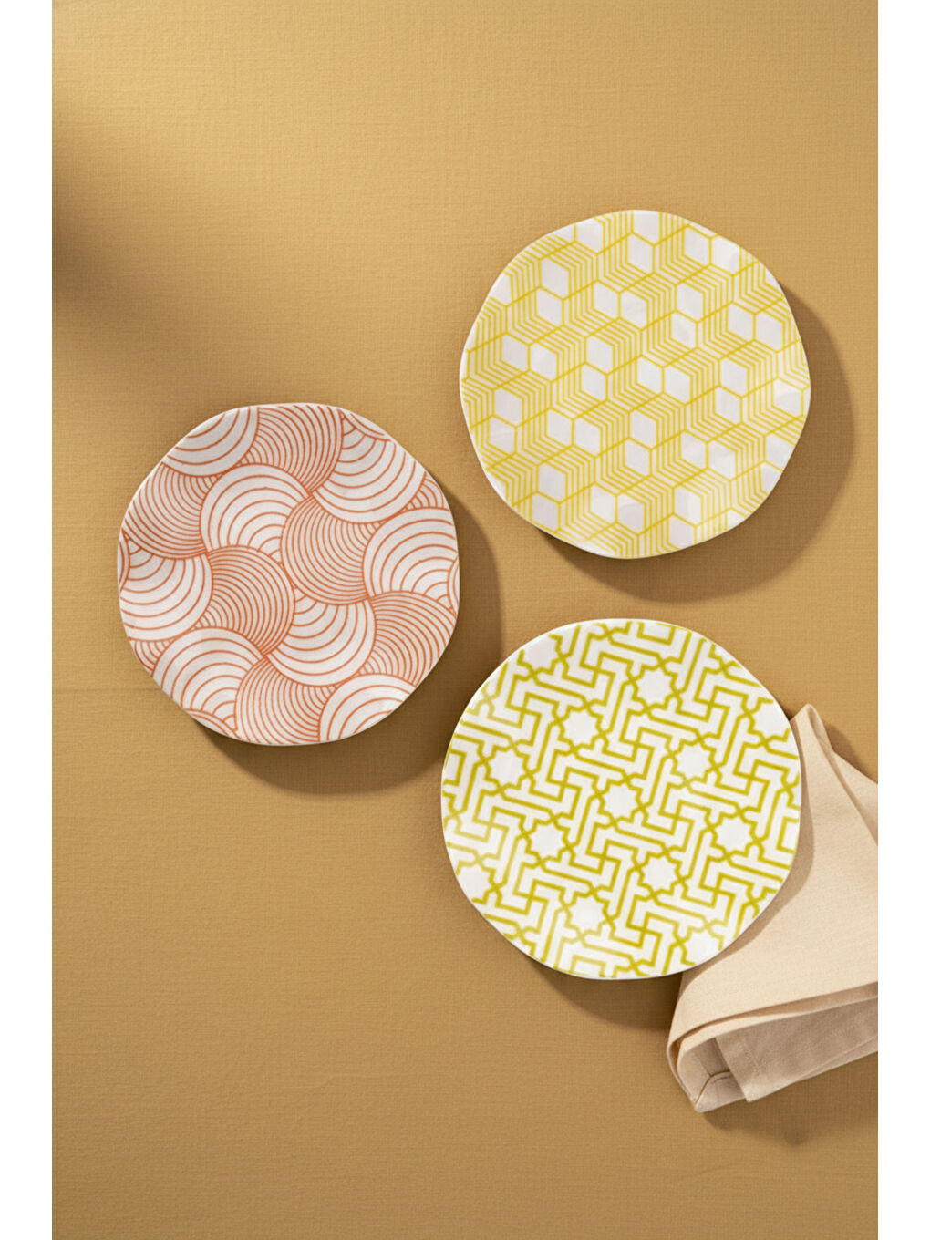 Karışık Melodi 6 Parça Pasta Takımı-1