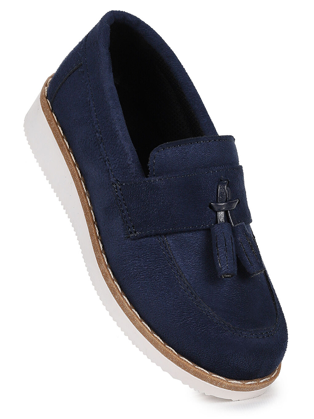 Lacivert Cision Süet Papyonlu Erkek Çocuk Okul Sünnet Ayakkabısı-1