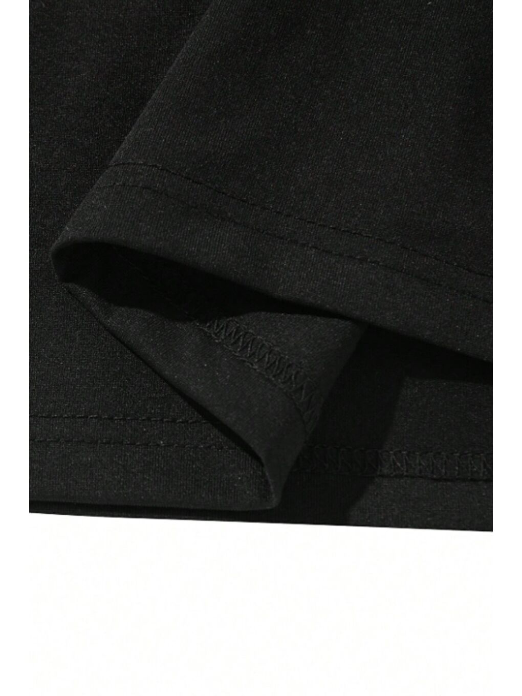 Siyah Erkek Oversize Tişört Bisiklet Yaka Basic Salaş Kesim Günlük Casual Rahat Yazlık T-Shirt-4