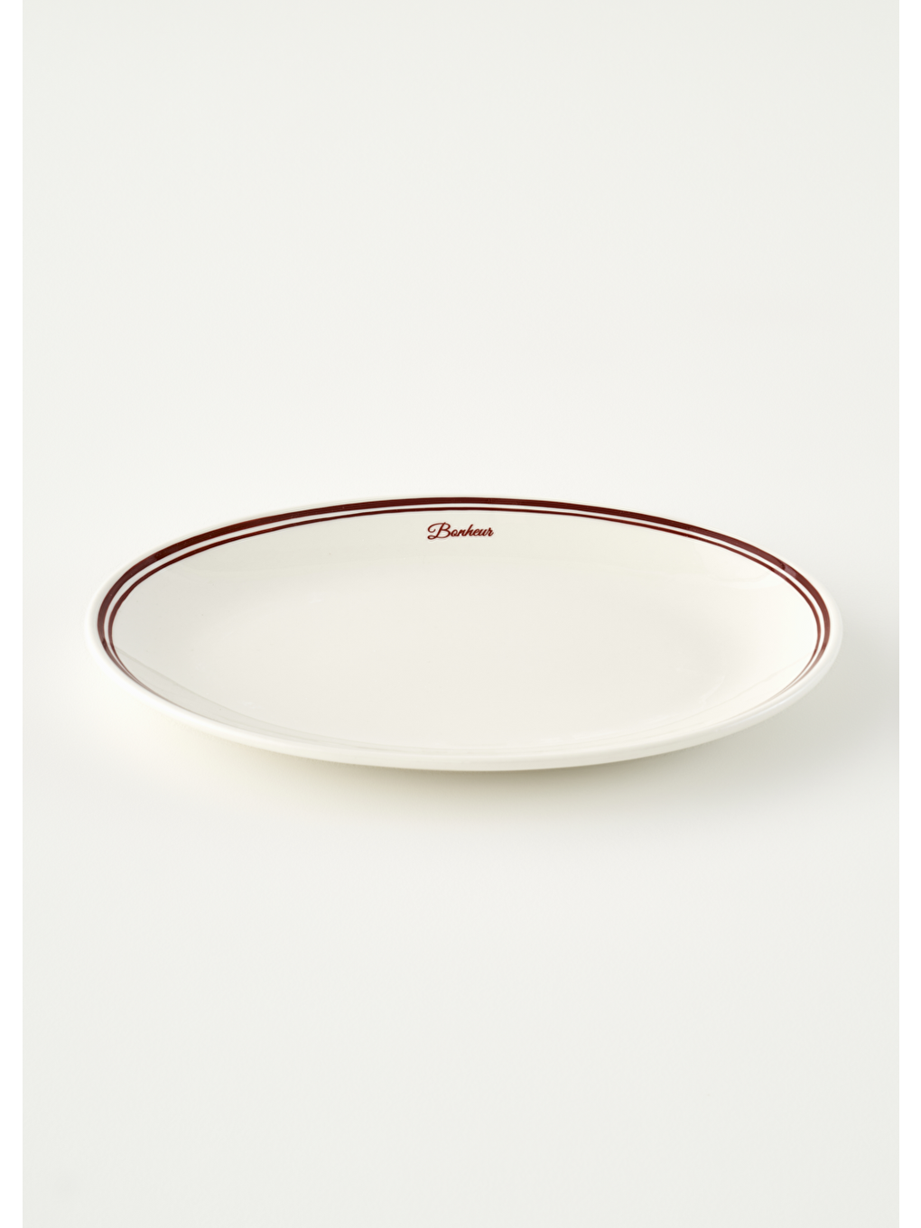 Bonheur Porselen Sunum Tabağı Bordo (33 cm)-2
