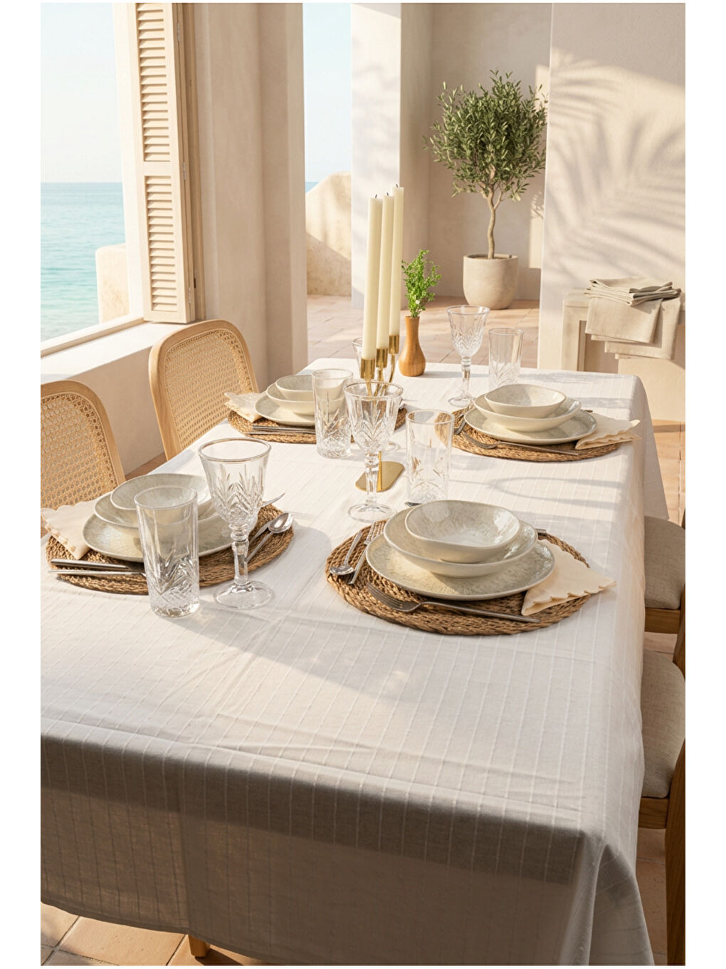 Mando 12 Parça Yemek Takımı Gri-1