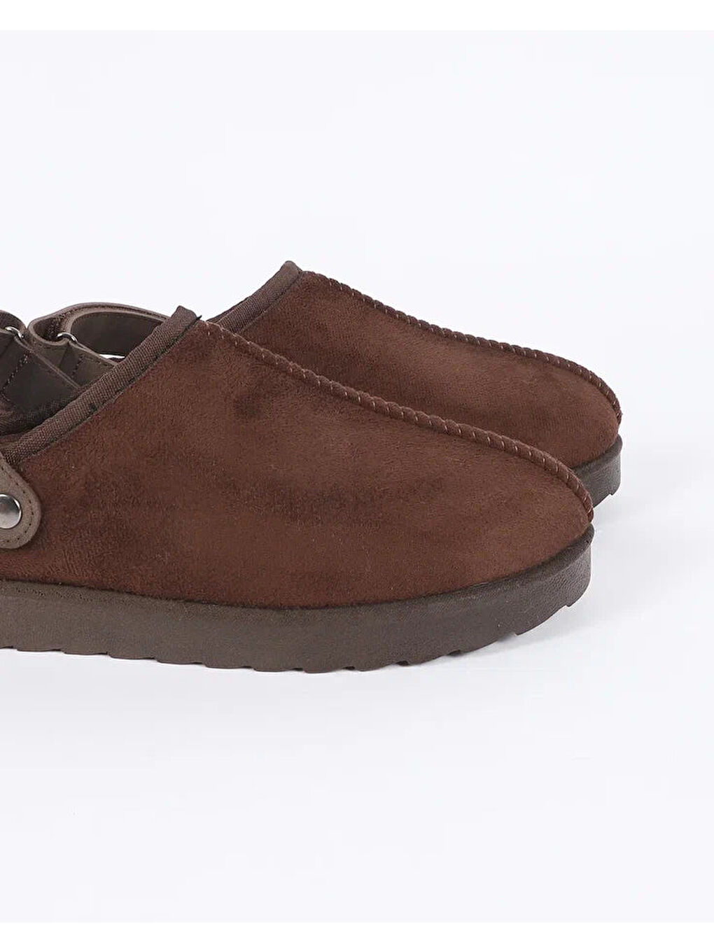 Kahverengi Erkek Ayarlanabilir Ev İçi Ayakkabı - GRIPBACK-1