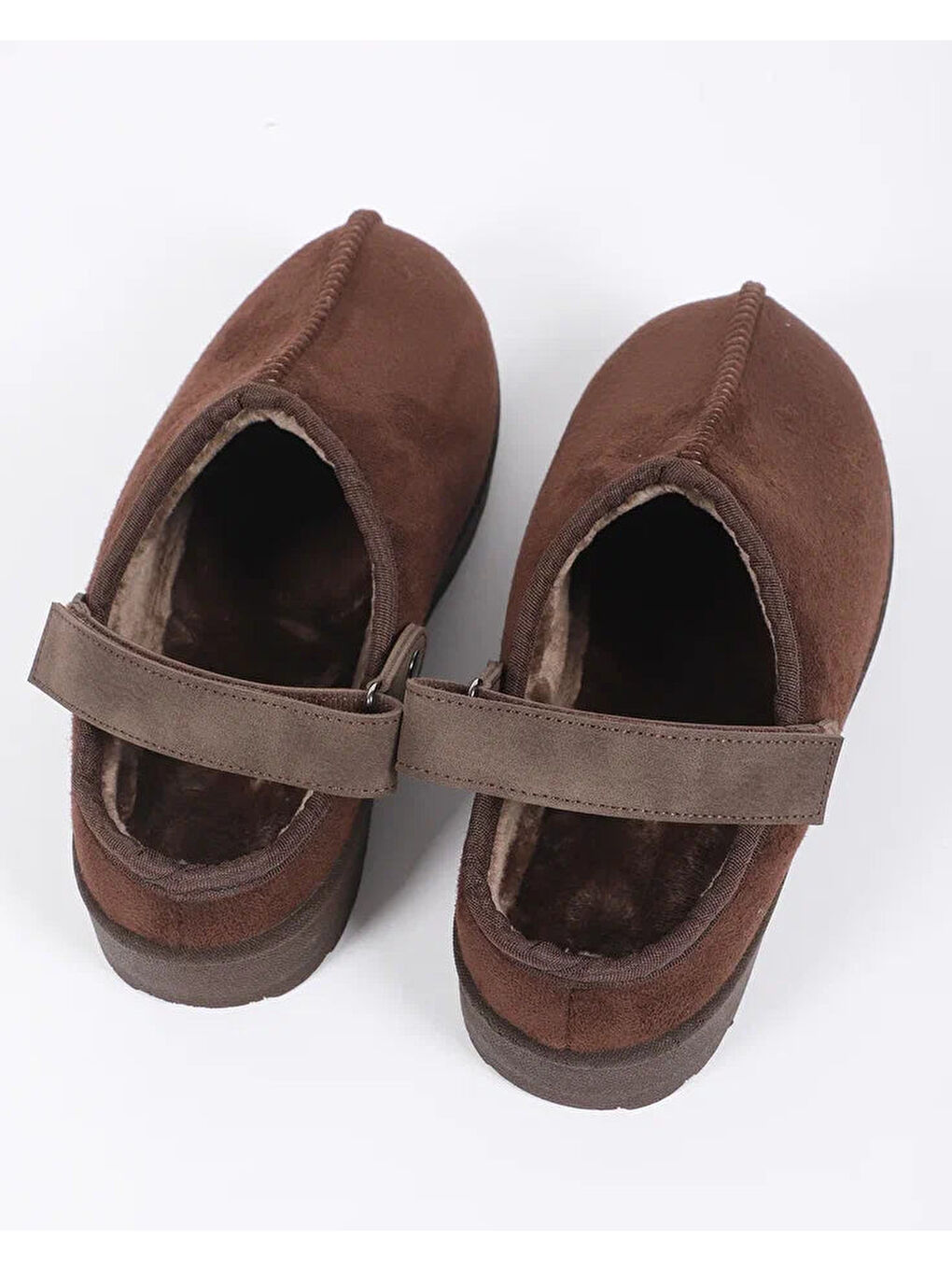 Kahverengi Erkek Ayarlanabilir Ev İçi Ayakkabı - GRIPBACK-2