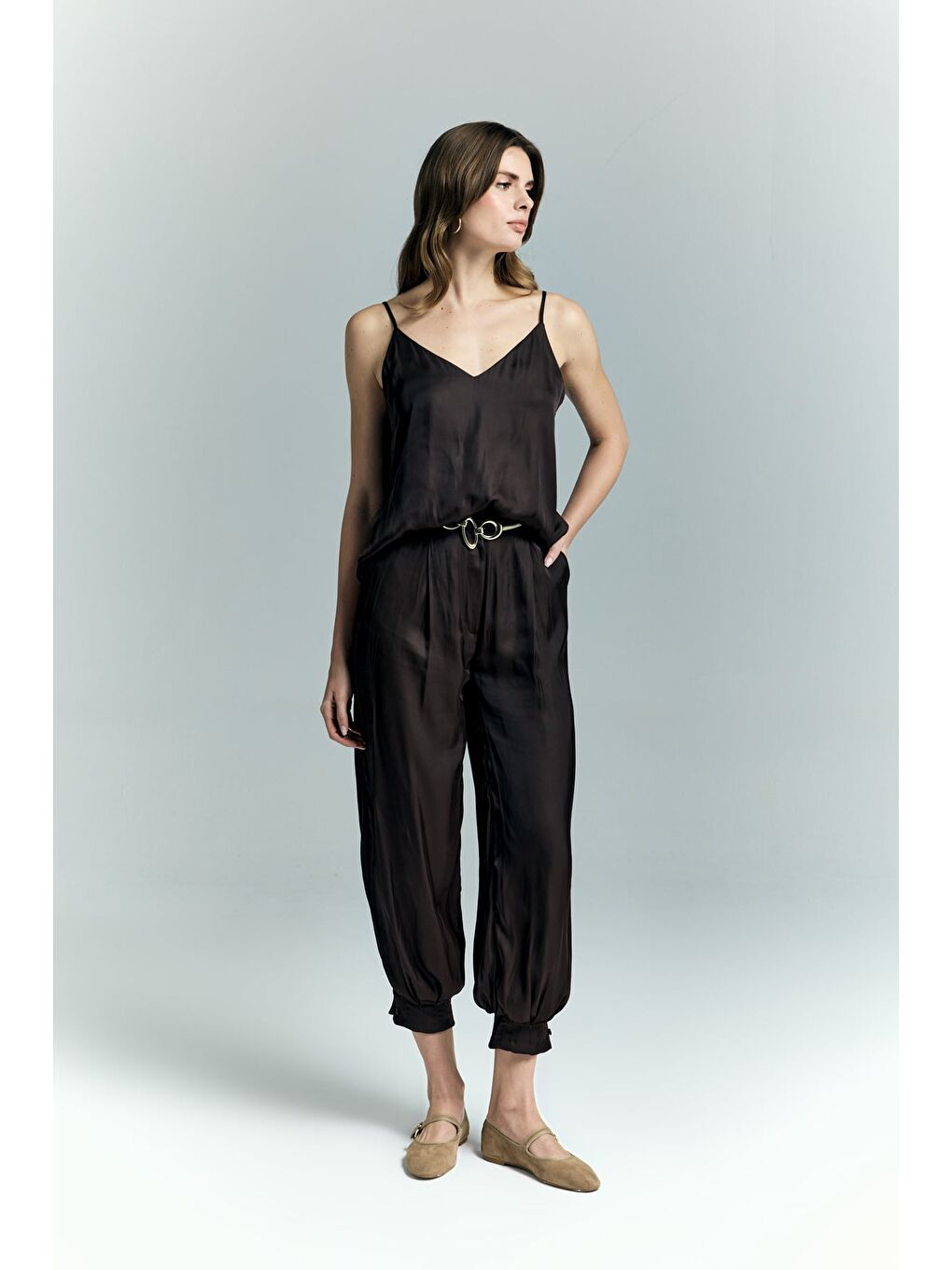 Kahverengi Tosca Pantolon - Kahve