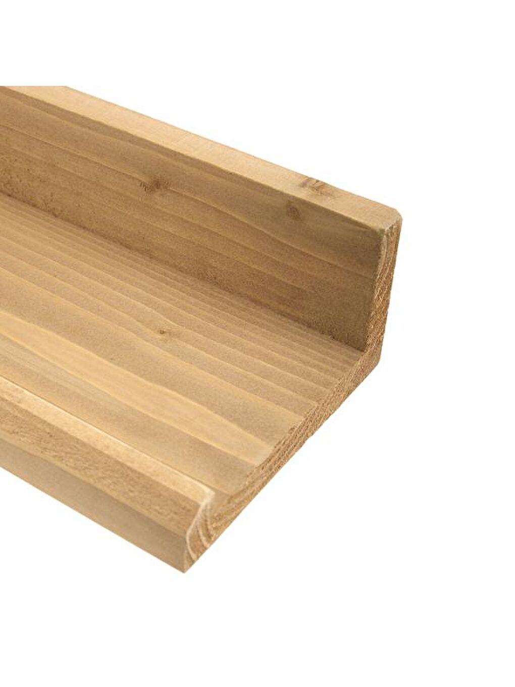 Karışık L Duvar Rafı - Bej - 49x14x7 cm-2