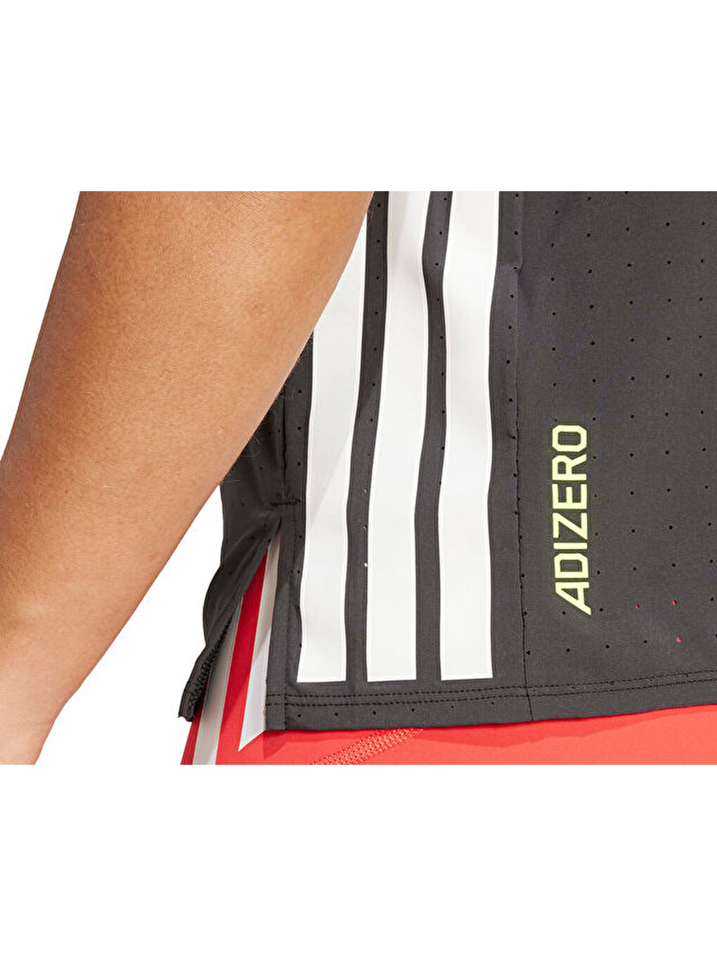 Adizero Tee W Kadın Koşu Tişörtü Jf3480 Siyah-5