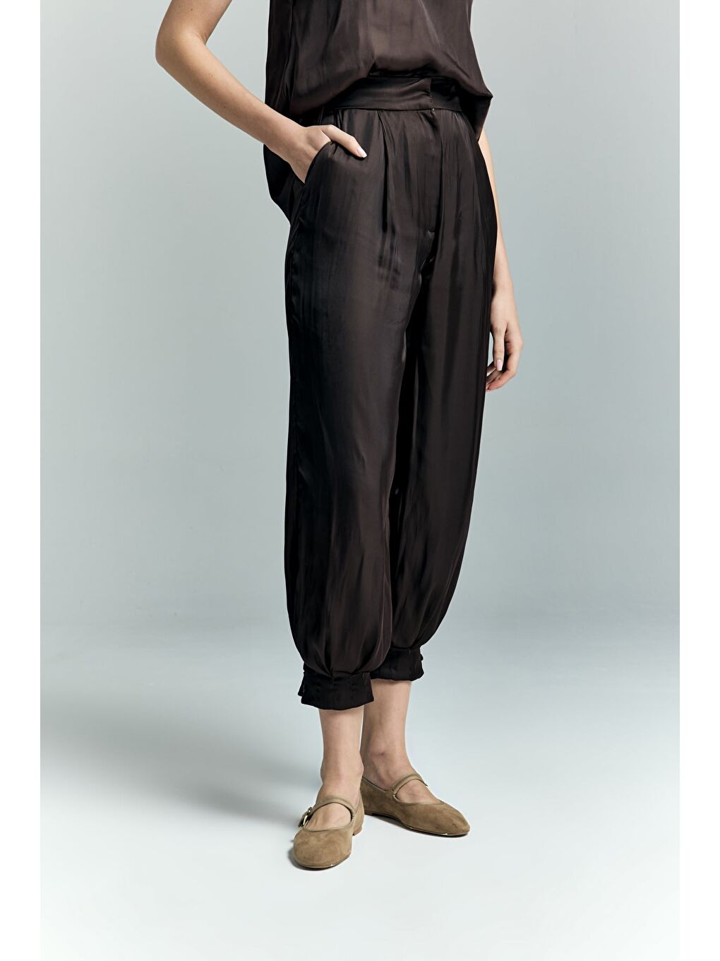 Kahverengi Tosca Pantolon - Kahve-4