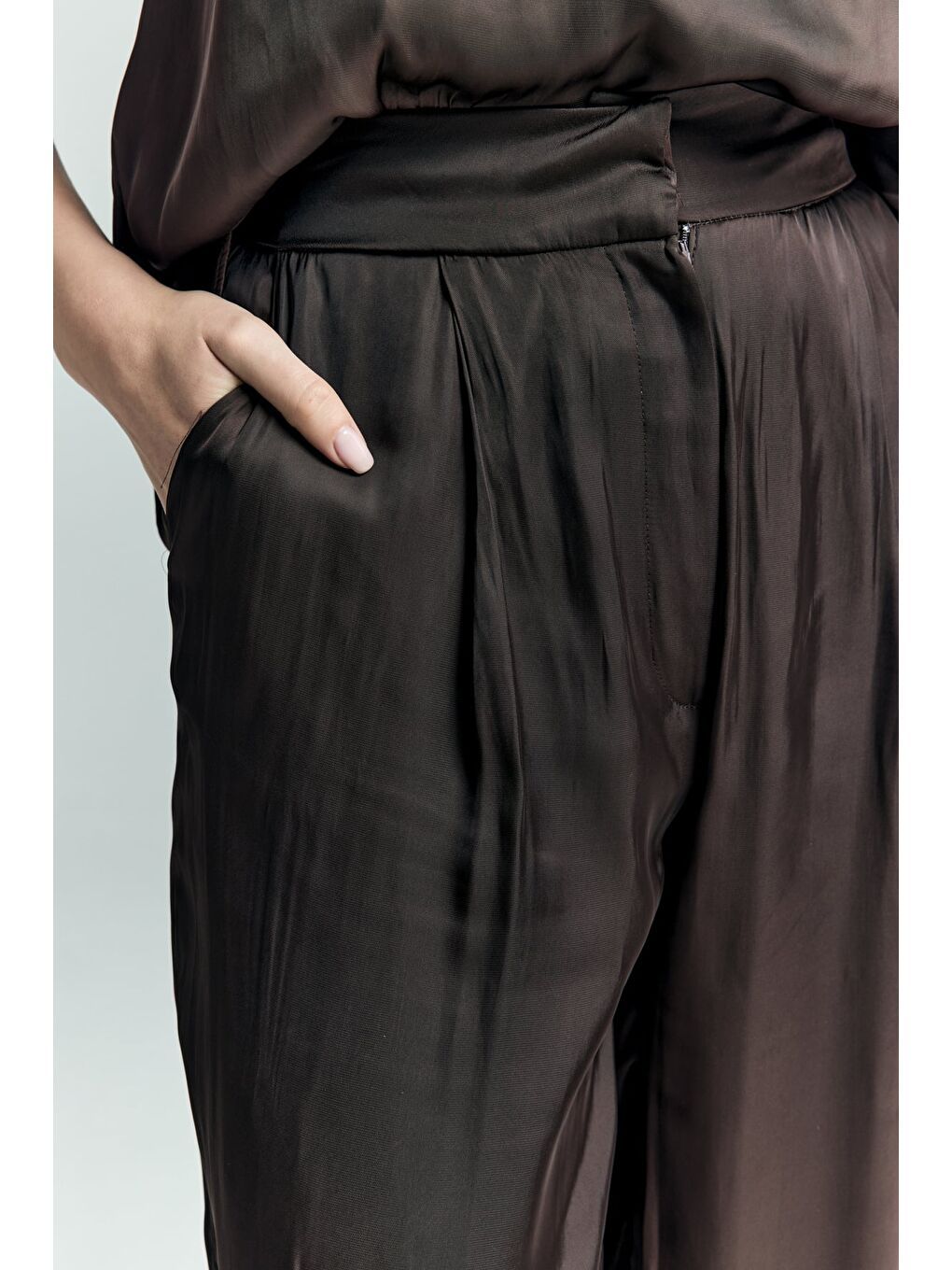 Kahverengi Tosca Pantolon - Kahve-5