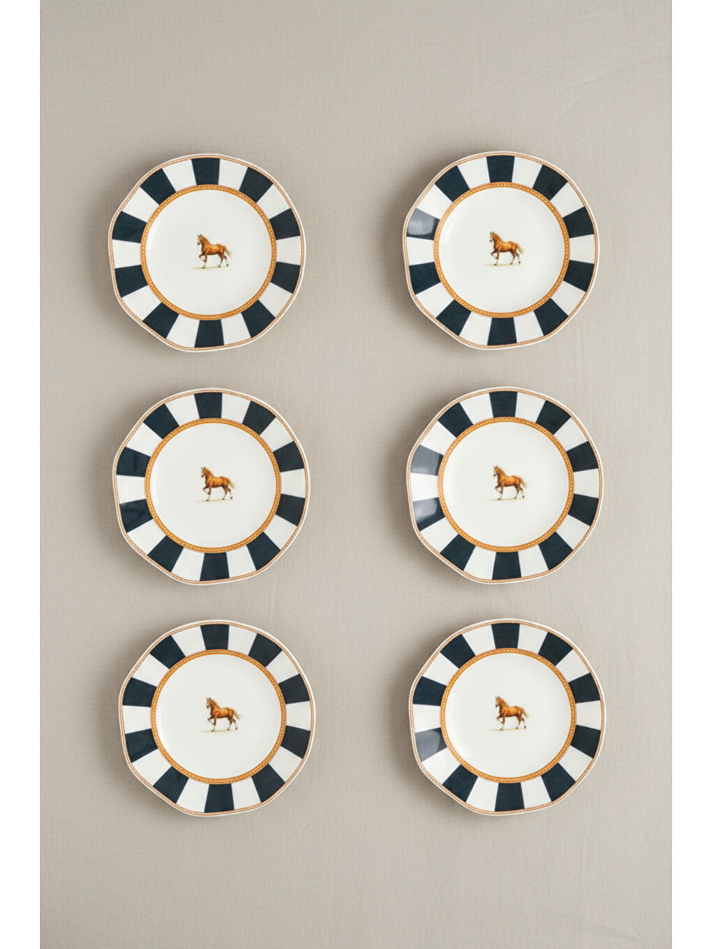 Beyaz Natural 6 Parça Pasta Takımı-6