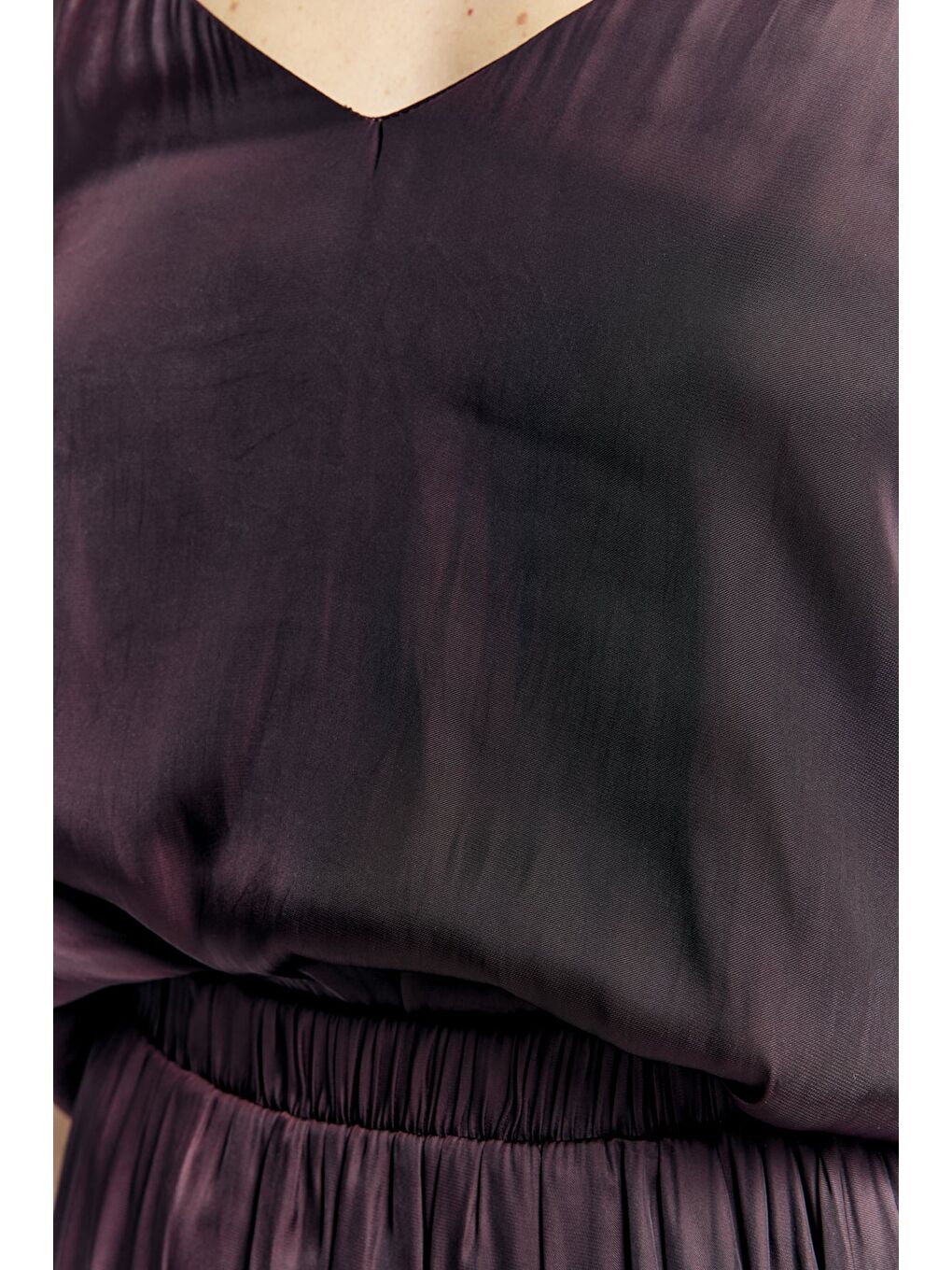 Tosca Askılı Bluz - Bordo-6