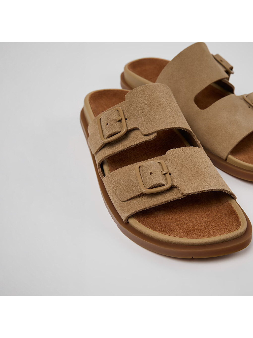 Kahverengi Kadın Terlik K201881-003 Lluc Sandal Brown-1