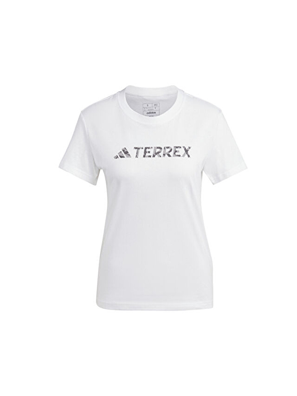 W Logo Tee Kadın Günlük Tişört Hz1391 Beyaz