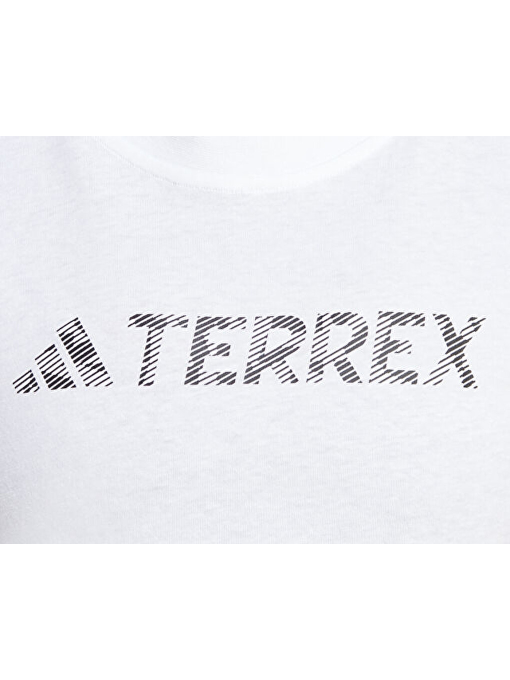 W Logo Tee Kadın Günlük Tişört Hz1391 Beyaz-4