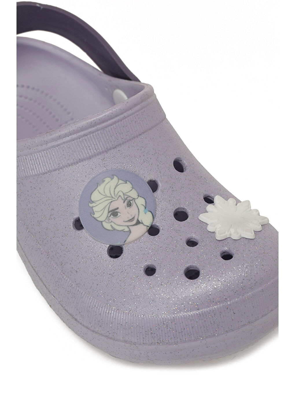 Mor BADE.F6FX Lila Kız Çocuk Sabo Terlik-6