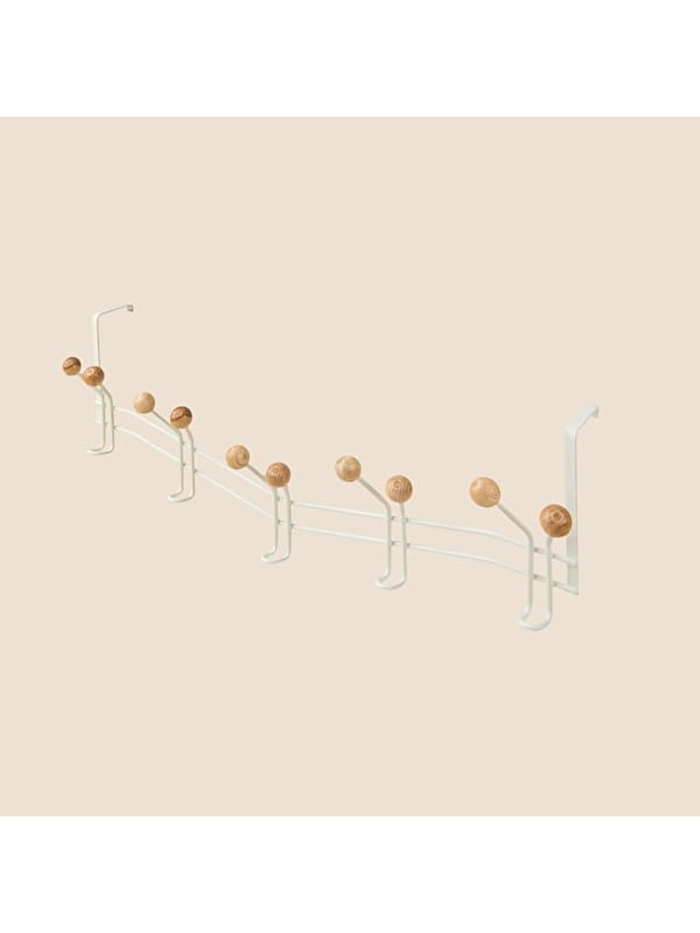 15'li Kapı Arkası Askı - Beyaz - 50x8x17 cm-2