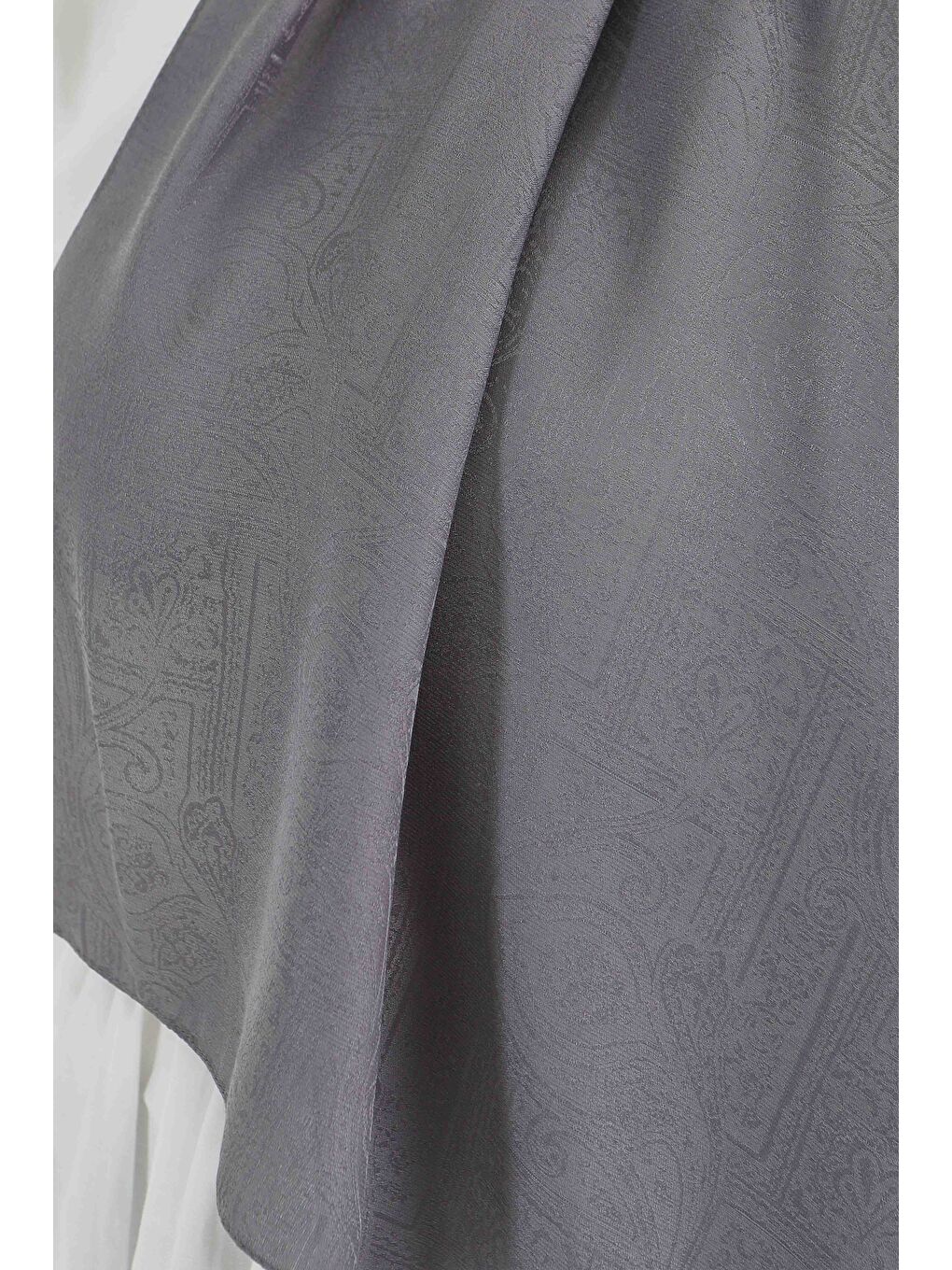 Etnik Monagram Şal Gri - 27592-3