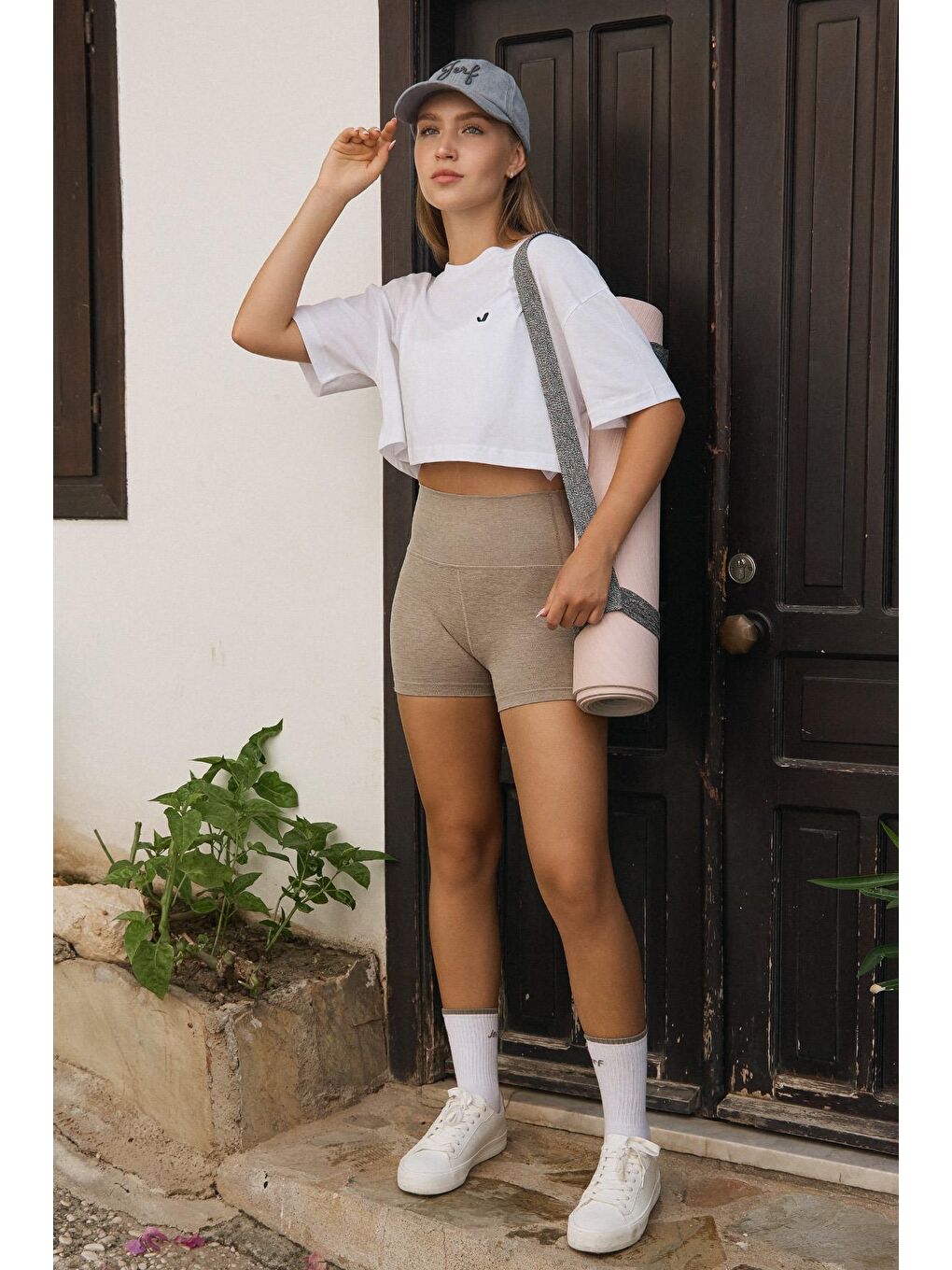 Beyaz Üst Giyim, T-shirt, Aura-4