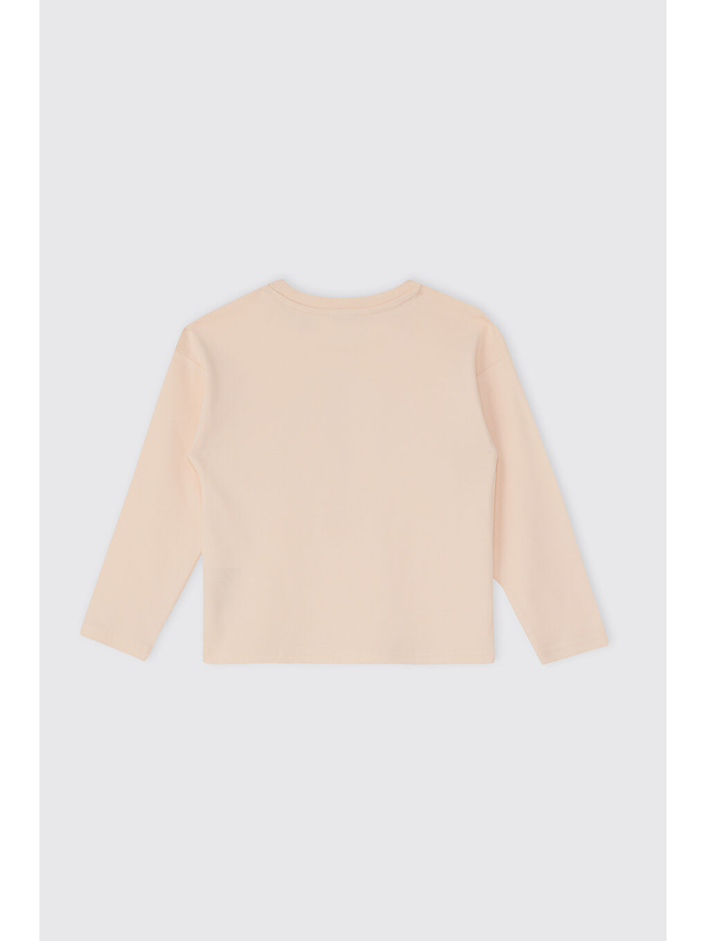Kız Çocuk Çiçek Desenli Bej Pijama Takımı-2