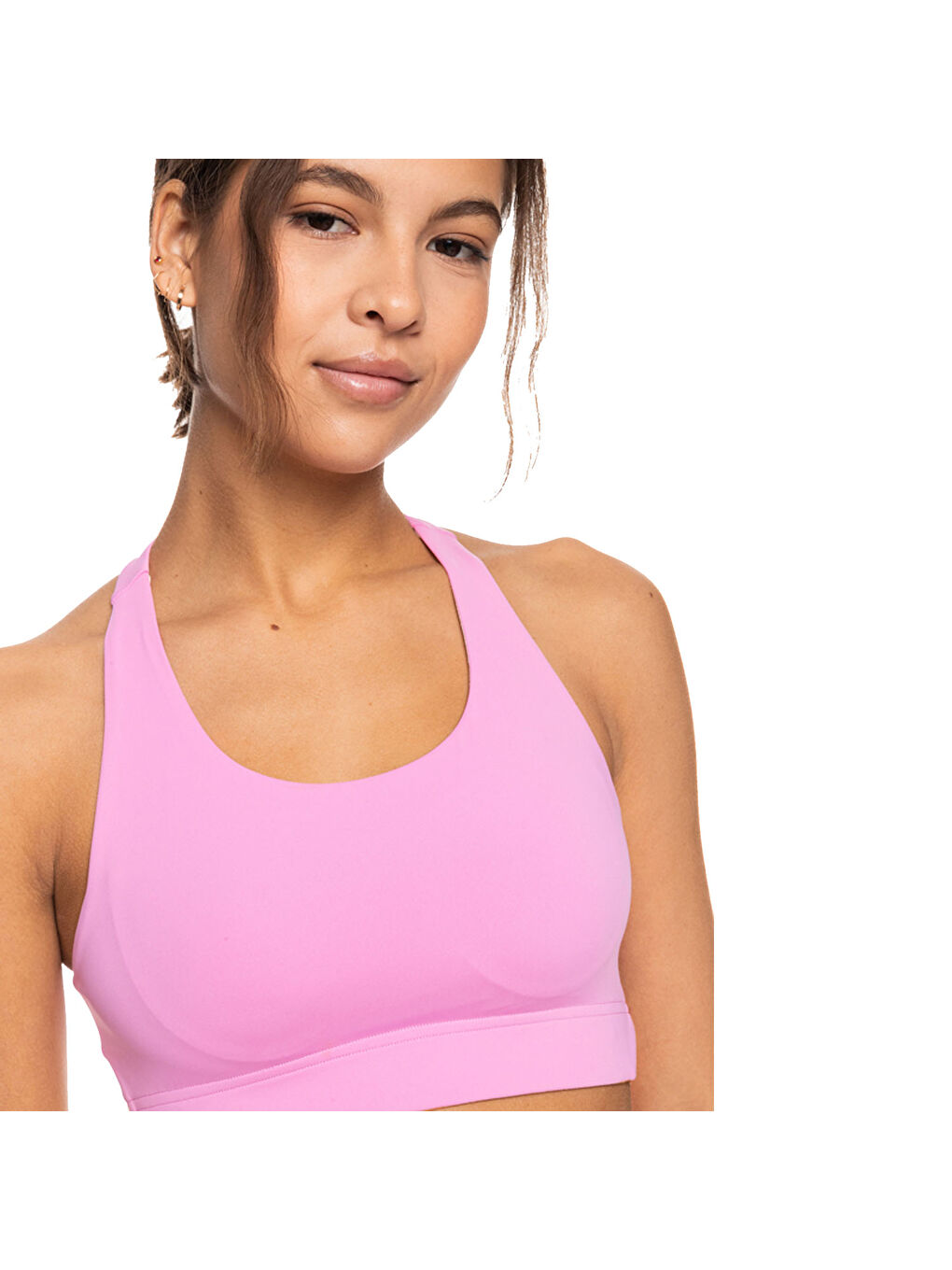 Bold Moves J Tops Kadın Pembe Fitness Bra-3
