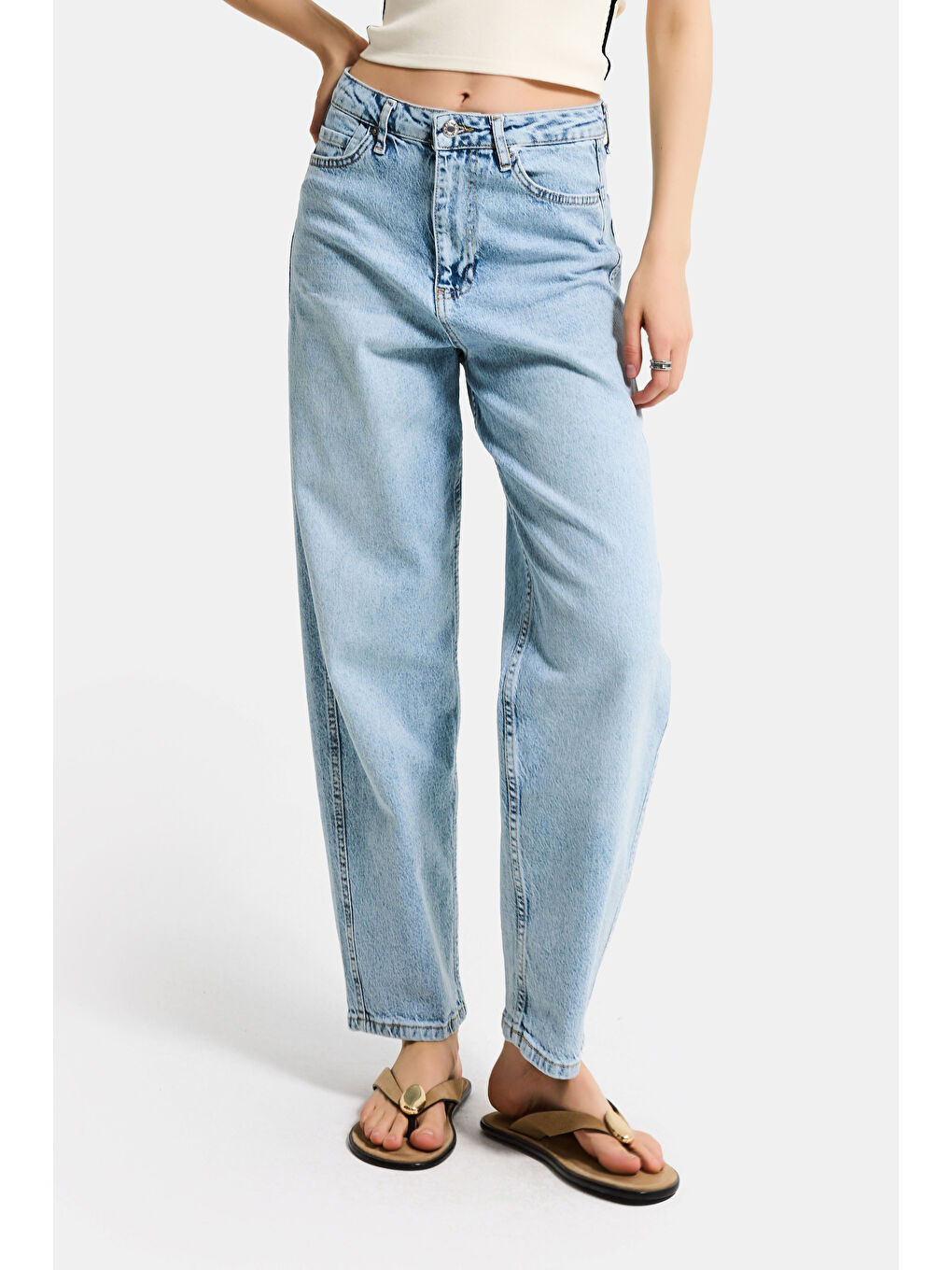 Mavi Kadın Ice 4s6-3 Relax Fit Esnek Kumaş Denim Jean-1