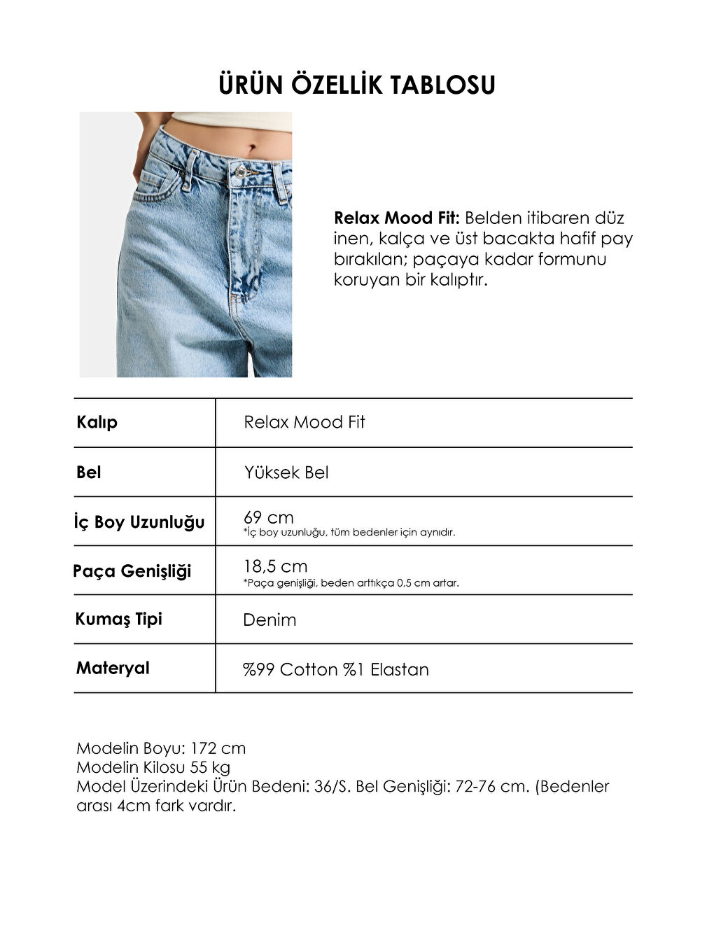 Mavi Kadın Ice 4s6-3 Relax Fit Esnek Kumaş Denim Jean-4