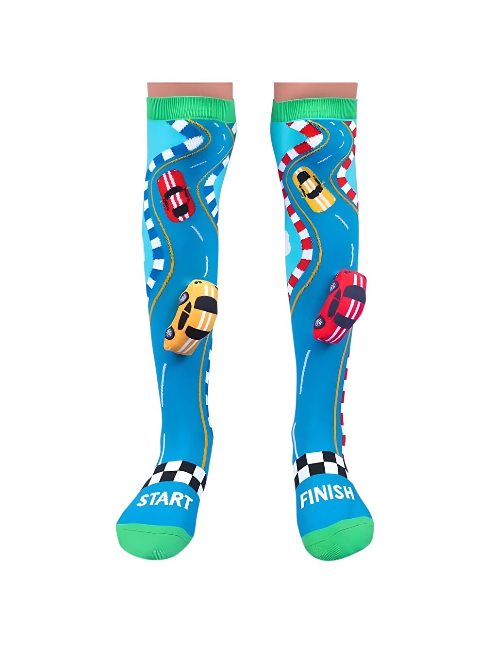 Karışık Racing Cars Çorap-Çok Renkli-3-5 Yaş-6-99 Yaş