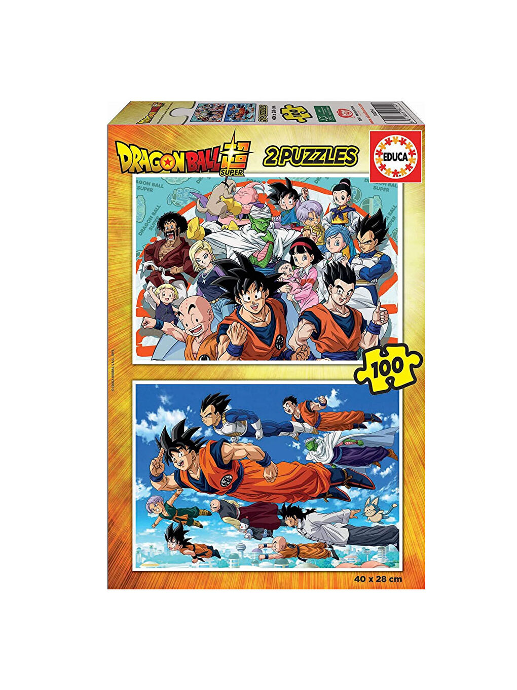 Puzzle 2x100 Parça Dragon Ball 18214
