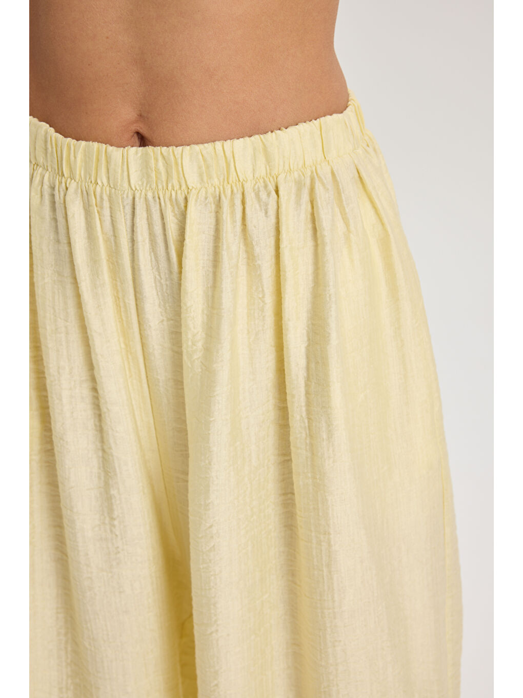 Hunter Rahat Kalıp Sarı Pantolon-3