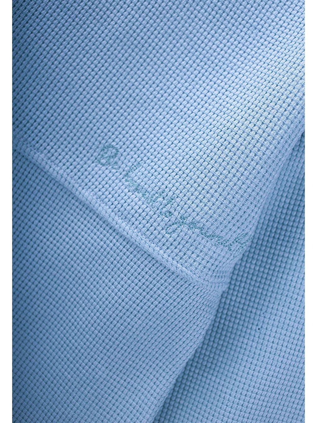 Oversize Waffle Mevsimlik T-Shirt 2-14 Yaş İndigo Mavi-2