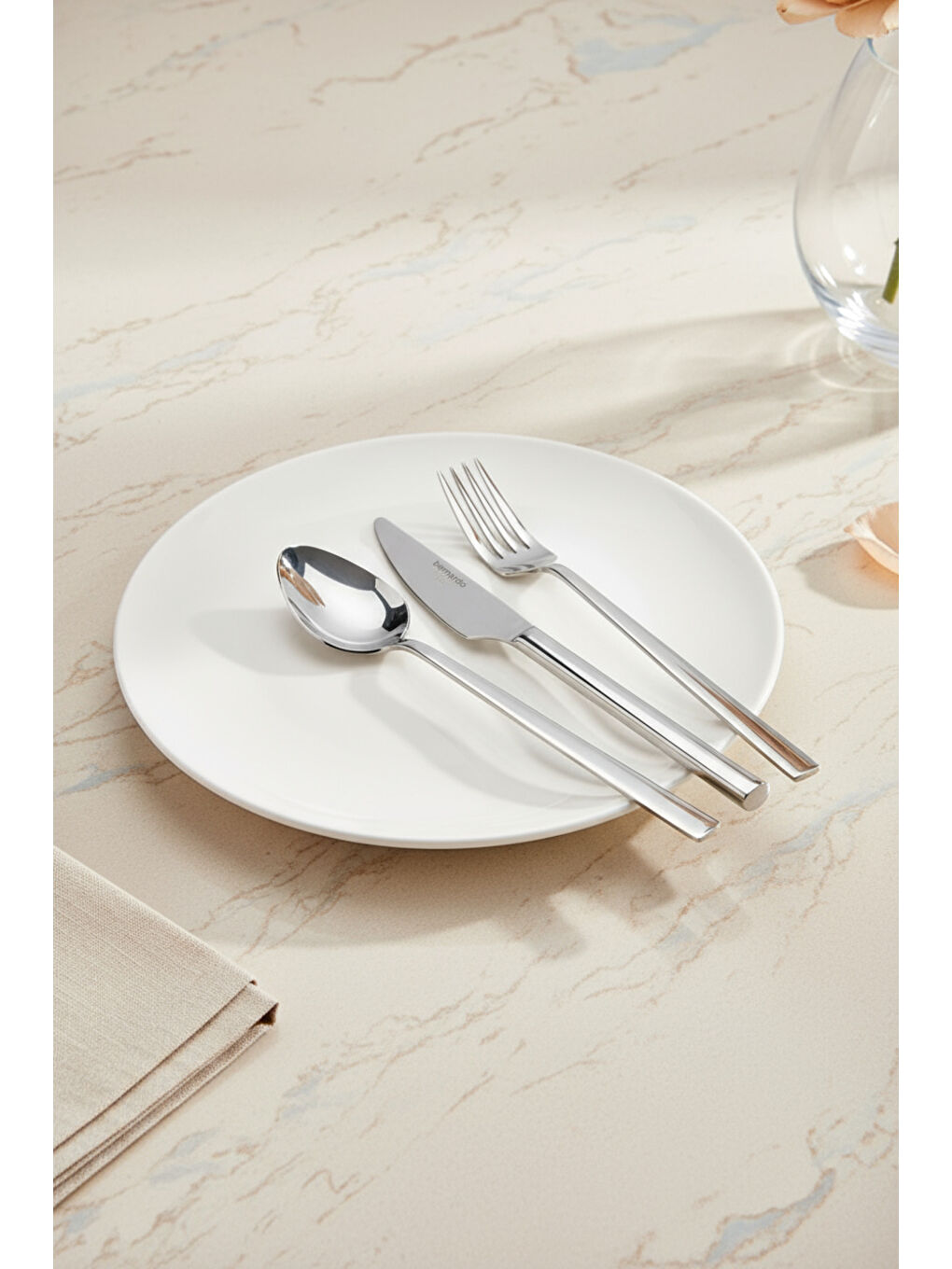 Gri Minor 18 Parça Çatal Kaşık Bıçak Seti-1