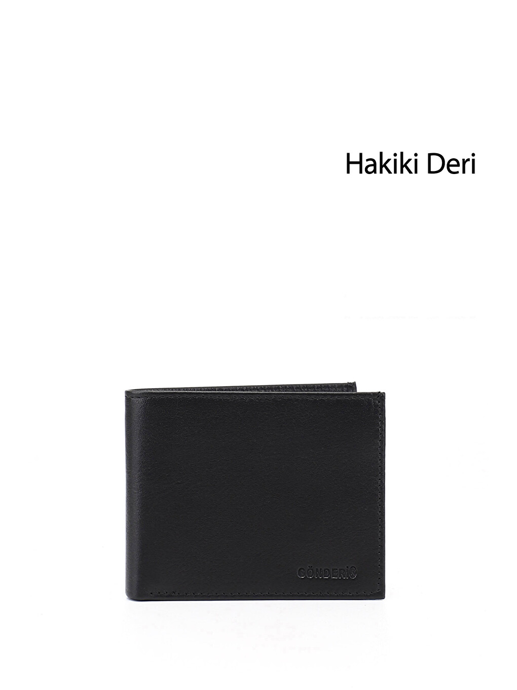 Siyah Erkek SİYAH Hakiki Deri Yatay Cüzdan