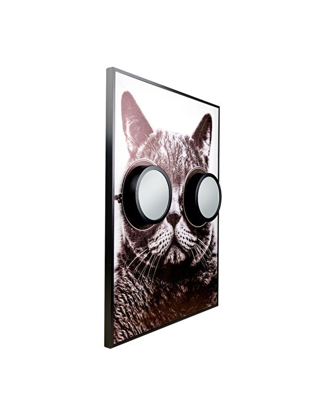 Karışık Deco Aynalı Kanvas Tablo   Renkli   75x100 cm-1