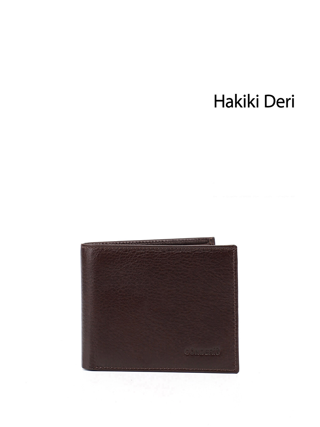Kahverengi Erkek KAHVERENGİ Hakiki Deri Yatay Cüzdan