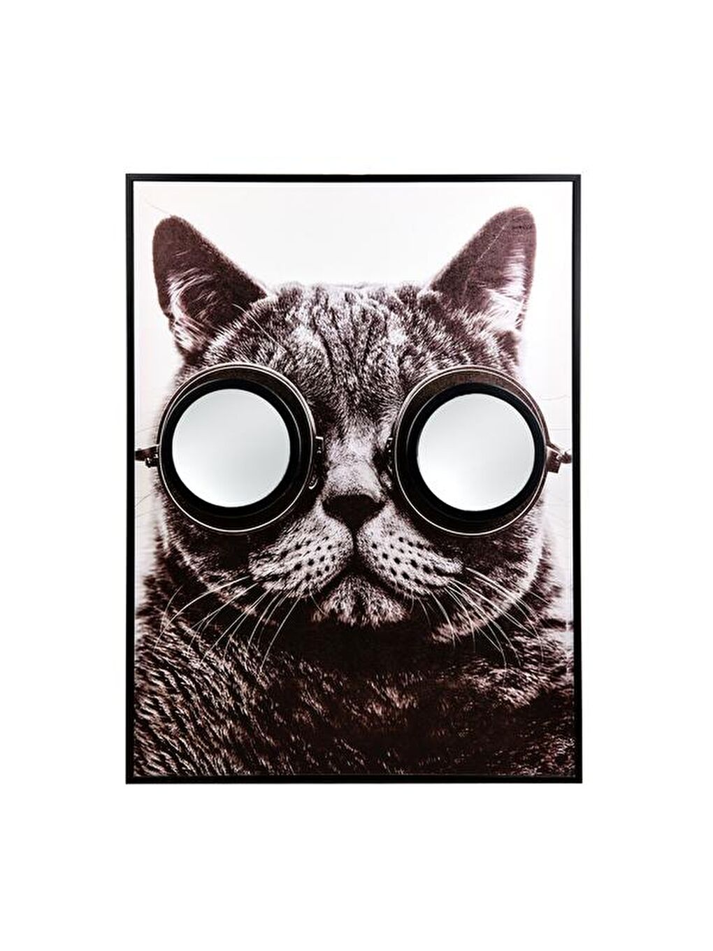 Karışık Deco Aynalı Kanvas Tablo   Renkli   75x100 cm-3