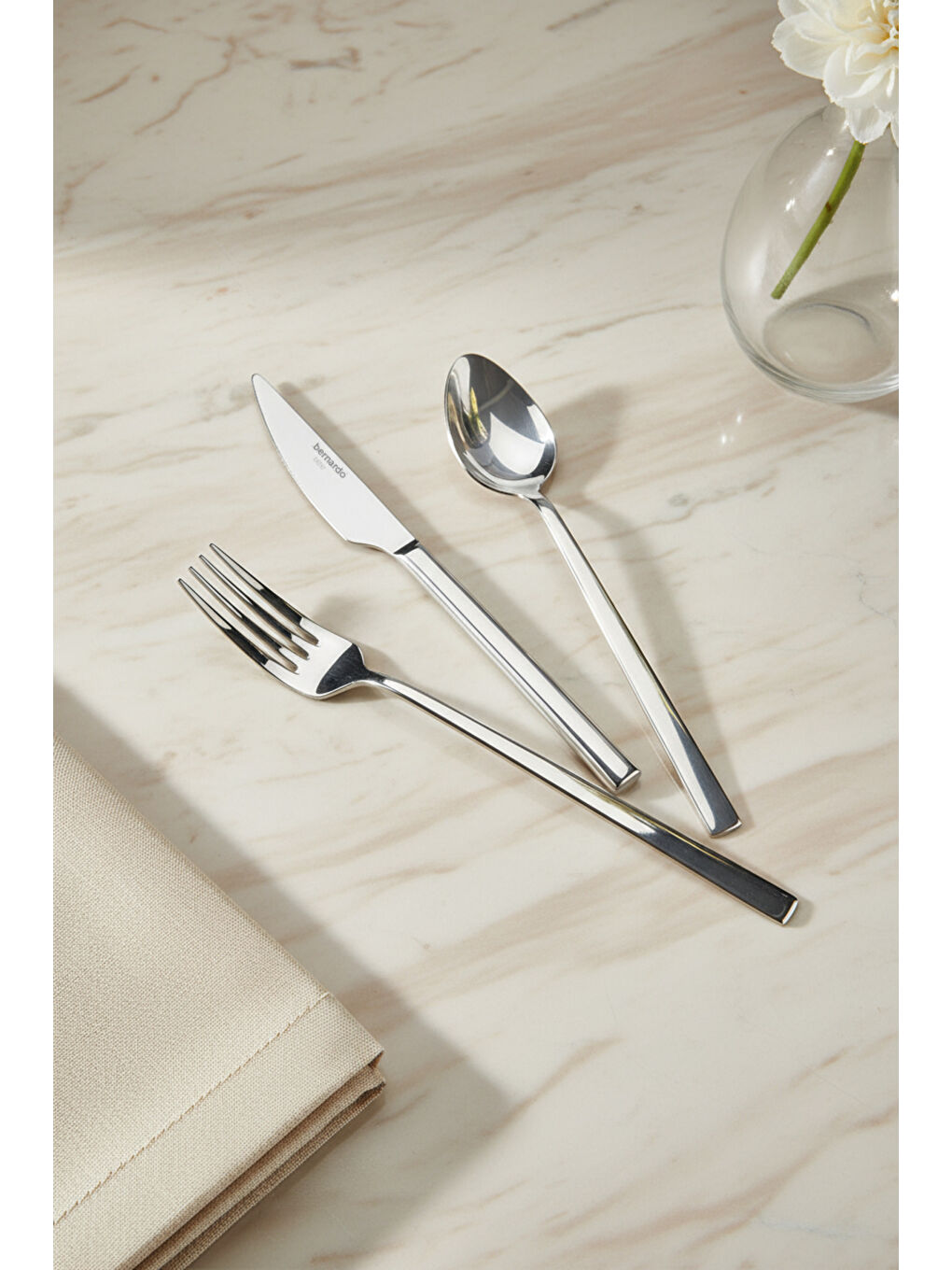 Gri Minor 18 Parça Çatal Kaşık Bıçak Seti-4